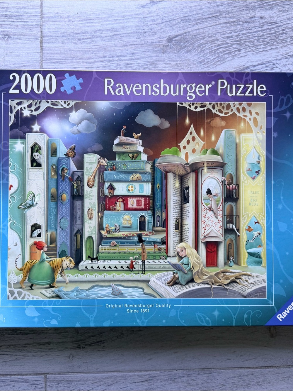 NIB Puzzle Ravensburger 2000-Piece, Novel Avenue - Picture 2 of 5